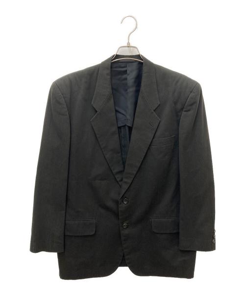 COMME des GARCONS HOMME（コムデギャルソン オム）COMME des GARCONS HOMME (コムデギャルソン オム) 2Bリネンテーラードジャケット ブラック サイズ:Mの古着・服飾アイテム