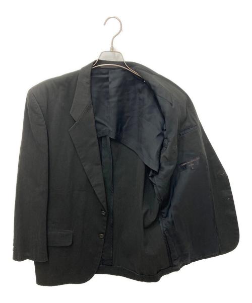 COMME des GARCONS HOMME（コムデギャルソン オム）COMME des GARCONS HOMME (コムデギャルソン オム) 2Bリネンテーラードジャケット ブラック サイズ:Mの古着・服飾アイテム