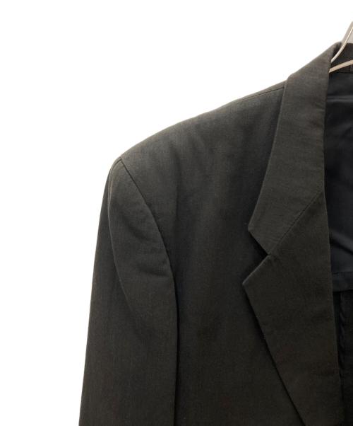 COMME des GARCONS HOMME（コムデギャルソン オム）COMME des GARCONS HOMME (コムデギャルソン オム) 2Bリネンテーラードジャケット ブラック サイズ:Mの古着・服飾アイテム