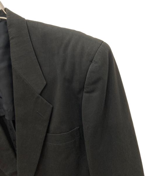 COMME des GARCONS HOMME（コムデギャルソン オム）COMME des GARCONS HOMME (コムデギャルソン オム) 2Bリネンテーラードジャケット ブラック サイズ:Mの古着・服飾アイテム