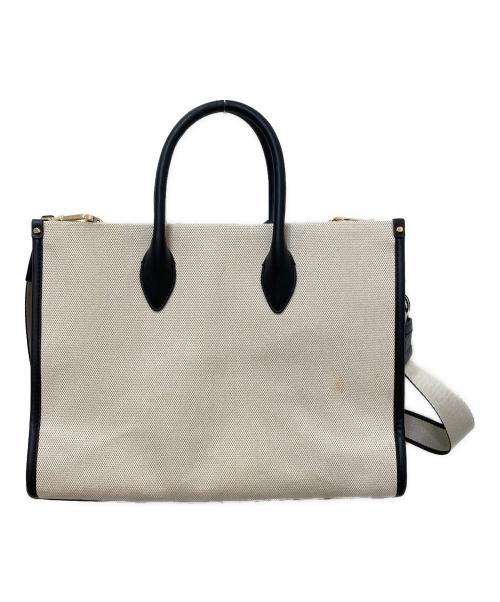 MICHAEL KORS（マイケルコース）MICHAEL KORS (マイケルコース) 2WAYキャンバストートバック ベージュの古着・服飾アイテム