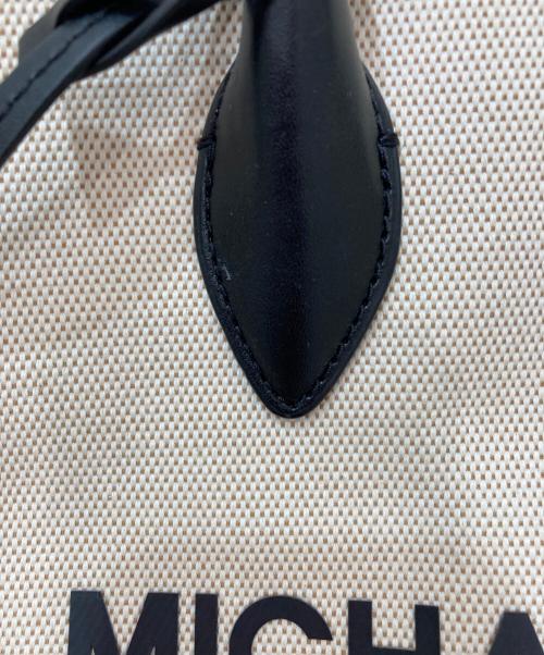 MICHAEL KORS（マイケルコース）MICHAEL KORS (マイケルコース) 2WAYキャンバストートバック ベージュの古着・服飾アイテム