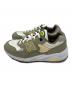 NEW BALANCE (ニューバランス) ローカットスニーカー グリーン サイズ:24.5：7000円