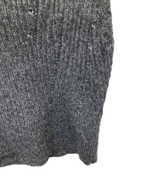 MAISON SPECIAL（メゾンスペシャル）MAISON SPECIAL (メゾンスペシャル) Curl Yarn Short Length Sleeveless Knit Tops グレー サイズ:FREE 未使用品の古着・服飾アイテム