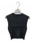 MAISON SPECIAL（メゾンスペシャル）の古着「Curl Yarn Short Length Sleeveless Knit Tops」｜グレー