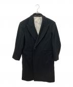 MAISON SPECIALメゾンスペシャル）の古着「Pile Melton Chester Coat」｜ブラック