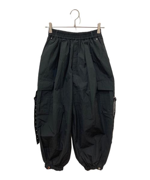 JOSEMOON（ジョゼムーン）JOSEMOON (ジョゼムーン) VOLUME CARGO PANTS ブラック サイズ:36の古着・服飾アイテム