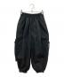 JOSEMOON（ジョゼムーン）の古着「VOLUME CARGO PANTS」｜ブラック