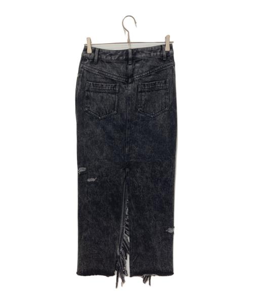 MAISON SPECIAL（メゾンスペシャル）MAISON SPECIAL (メゾンスペシャル) High Damage Denim Skirt ブラック サイズ:38の古着・服飾アイテム