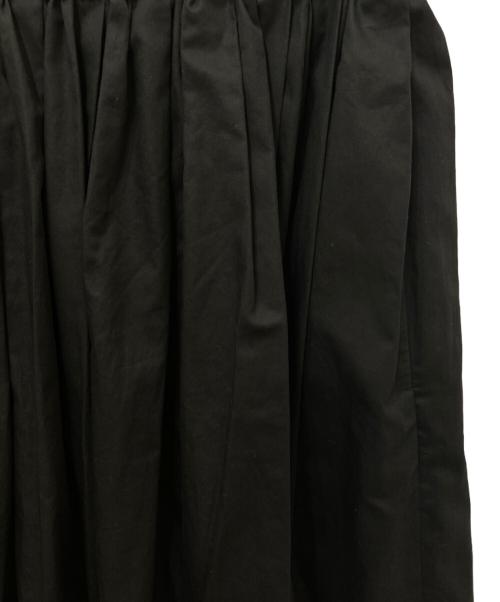 DEUXIEME CLASSE（ドゥーズィエム クラス）Deuxieme Classe (ドゥーズィエム クラス) Cotton Dramatic ギャザースカート ブラック サイズ:記載無しの為実寸参照の古着・服飾アイテム