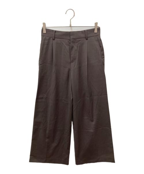DEUXIEME CLASSE（ドゥーズィエム クラス）Deuxieme Classe (ドゥーズィエム クラス) Essential Tuck パンツ ブラウン サイズ:36の古着・服飾アイテム