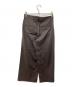 Deuxieme Classe (ドゥーズィエム クラス) Essential Tuck パンツ ブラウン サイズ:36：12000円