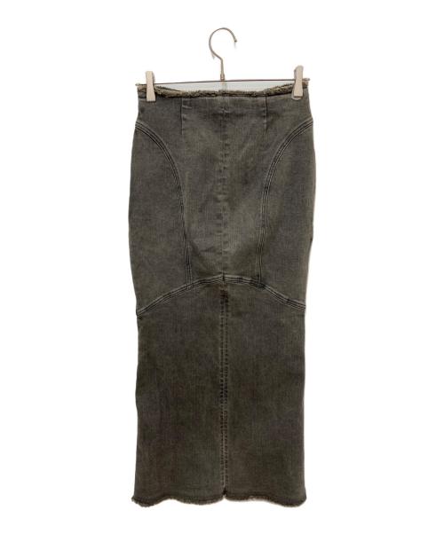 PRANK PROJECT（プランクプロジェクト）PRANK PROJECT (プランクプロジェクト) Denim Straight Maxi Skirt グレー サイズ:38の古着・服飾アイテム