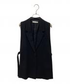 Col Pierrotコルピエロ）の古着「Georgette Vest」｜ブラック