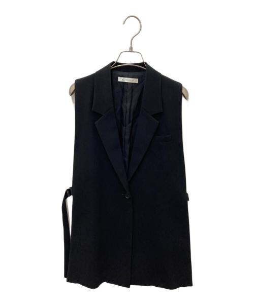 Col Pierrot（コルピエロ）Col Pierrot (コルピエロ) Georgette Vest ブラック サイズ:FREEの古着・服飾アイテム