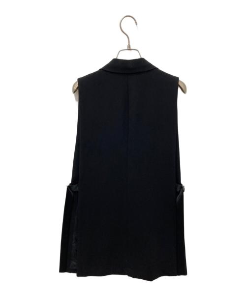Col Pierrot（コルピエロ）Col Pierrot (コルピエロ) Georgette Vest ブラック サイズ:FREEの古着・服飾アイテム