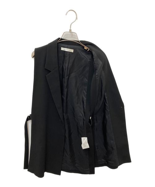 Col Pierrot（コルピエロ）Col Pierrot (コルピエロ) Georgette Vest ブラック サイズ:FREEの古着・服飾アイテム