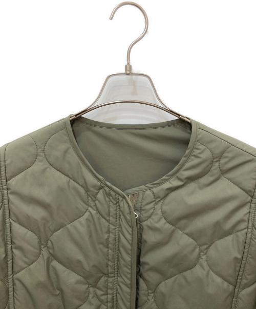 CALUX（キャラクス）CALUX (キャラクス) リバーシブル中綿ジャケット カーキ サイズ:Fの古着・服飾アイテム