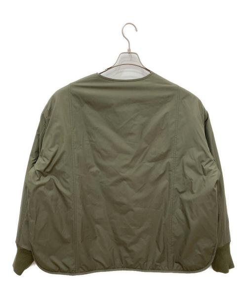 CALUX（キャラクス）CALUX (キャラクス) リバーシブル中綿ジャケット カーキ サイズ:Fの古着・服飾アイテム