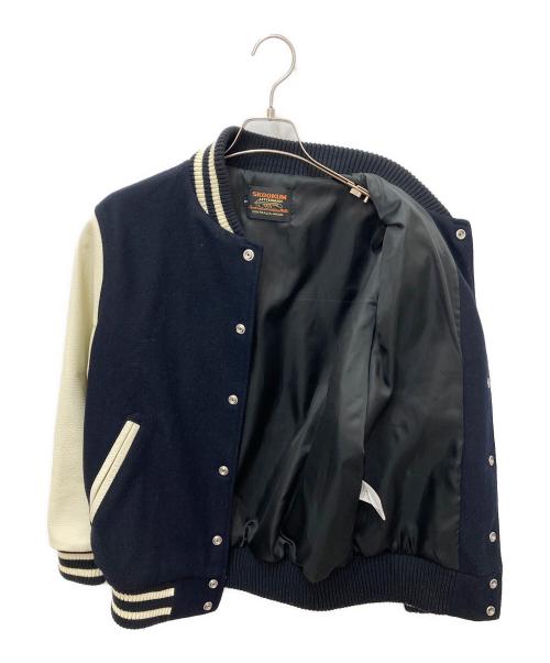 skookum（スクーカム）skookum (スクーカム) STADIUM JACKET ネイビー サイズ:Sの古着・服飾アイテム