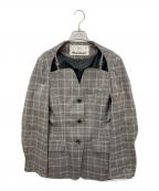 PRANK PROJECTプランクプロジェクト）の古着「Open Neck Jacket」｜グレー