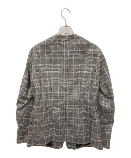 PRANK PROJECT（プランクプロジェクト）PRANK PROJECT (プランクプロジェクト) Open Neck Jacket グレー サイズ:FREEの古着・服飾アイテム