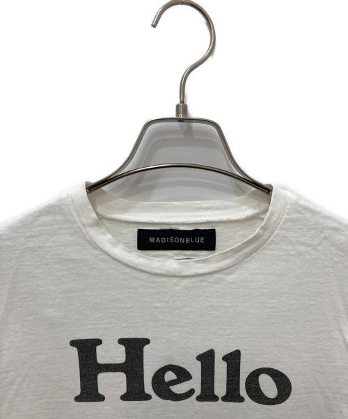 MADISON BLUE（マディソンブルー）MADISON BLUE (マディソンブルー) HELLO TEE ホワイト サイズ:Sの古着・服飾アイテム