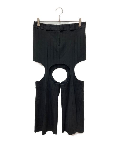 Avavav（アヴァヴァヴ）AVAVAV (アヴァヴァヴ) カットアウトパンツ ブラック サイズ:Sの古着・服飾アイテム