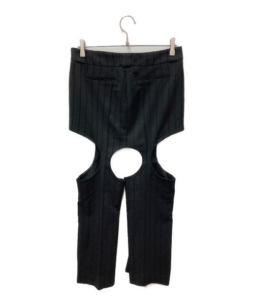 Avavav（アヴァヴァヴ）AVAVAV (アヴァヴァヴ) カットアウトパンツ ブラック サイズ:Sの古着・服飾アイテム