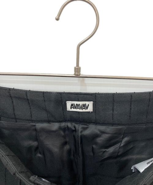 Avavav（アヴァヴァヴ）AVAVAV (アヴァヴァヴ) カットアウトパンツ ブラック サイズ:Sの古着・服飾アイテム
