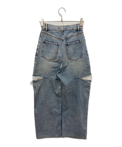 Maison Margiela（メゾンマルジェラ）Maison Margiela (メゾンマルジェラ) スラッシュディテールデニムパンツ ブルー サイズ:38の古着・服飾アイテム