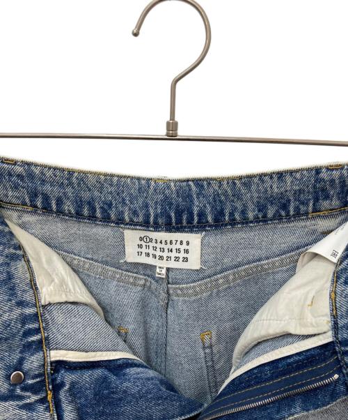 Maison Margiela（メゾンマルジェラ）Maison Margiela (メゾンマルジェラ) スラッシュディテールデニムパンツ ブルー サイズ:38の古着・服飾アイテム