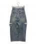 Maison Margiela (メゾンマルジェラ) スラッシュディテールデニムパンツ ブルー サイズ:38：45000円