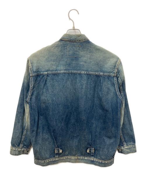 STAMMBAUM（シュタンバウム）STAMMBAUM (シュタンバウム) L’Appartement (アパルトモン) 別注OVERSIZE DENIM JACKET ブルー サイズ:Sの古着・服飾アイテム