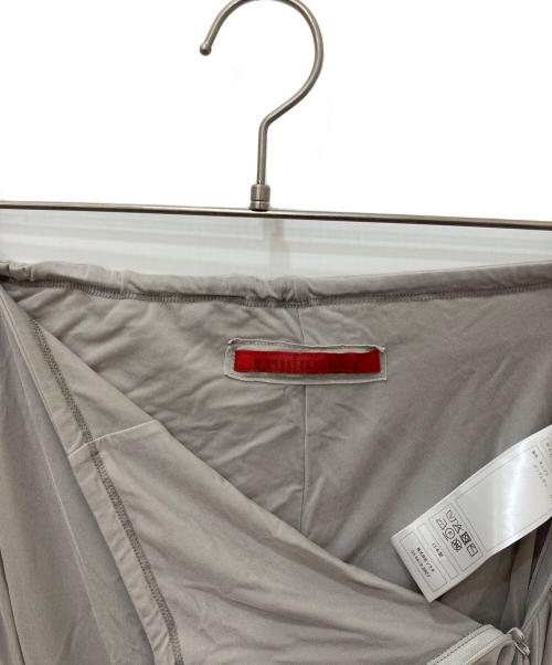 mukcyen（ムッシャン）MUKCYEN (ムッシャン) ストレッチギャザースカート グレー サイズ:FREEの古着・服飾アイテム