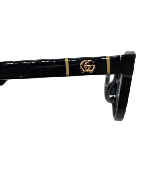 GUCCI（グッチ）GUCCI (グッチ) GGマーモント眼鏡 ブラック サイズ:54□１６-145の古着・服飾アイテム