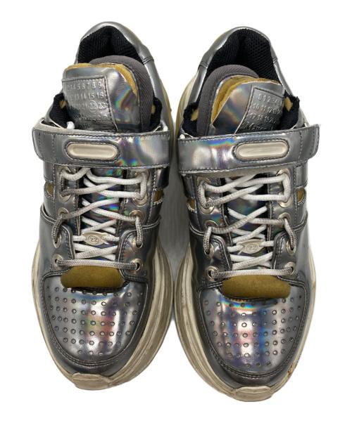 Maison Margiela（メゾンマルジェラ）Maison Margiela (メゾンマルジェラ) /RETRO FIT SNEAKER シルバー サイズ:37の古着・服飾アイテム