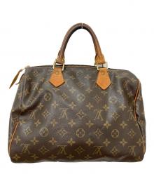 LOUIS VUITTON（ルイ ヴィトン）の古着「ハンドバッグ　モノグラム スピーディ30」｜ブラウン