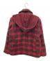 WOOLRICH (ウールリッチ) フーデッドチェックジャケット レッド サイズ:20：12000円