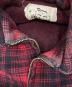 中古・古着 WOOLRICH (ウールリッチ) フーデッドチェックジャケット レッド サイズ:20：12000円