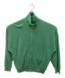 AURALEE（オーラリー）の古着「SUPER HIGH GAUGE SWEAT ZIP BLOUSON」｜グリーン