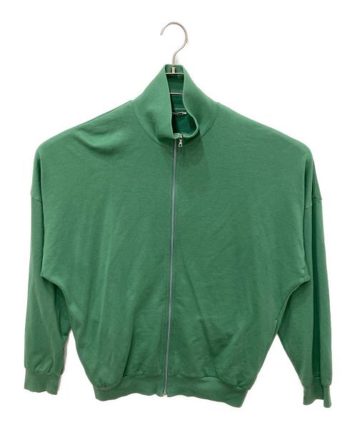 AURALEE（オーラリー）AURALEE (オーラリー) SUPER HIGH GAUGE SWEAT ZIP BLOUSON グリーン サイズ:3の古着・服飾アイテム