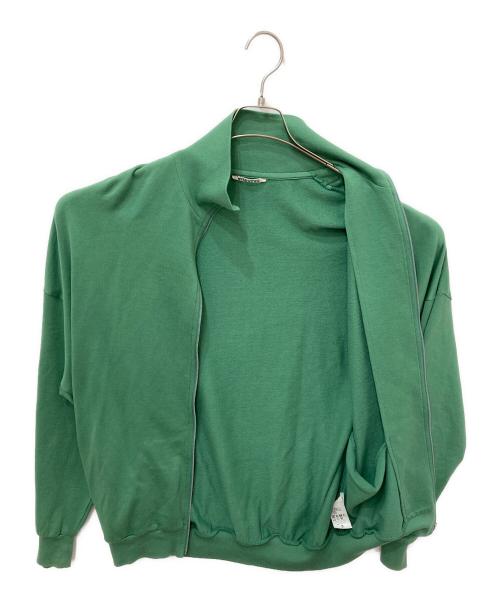 AURALEE（オーラリー）AURALEE (オーラリー) SUPER HIGH GAUGE SWEAT ZIP BLOUSON グリーン サイズ:3の古着・服飾アイテム