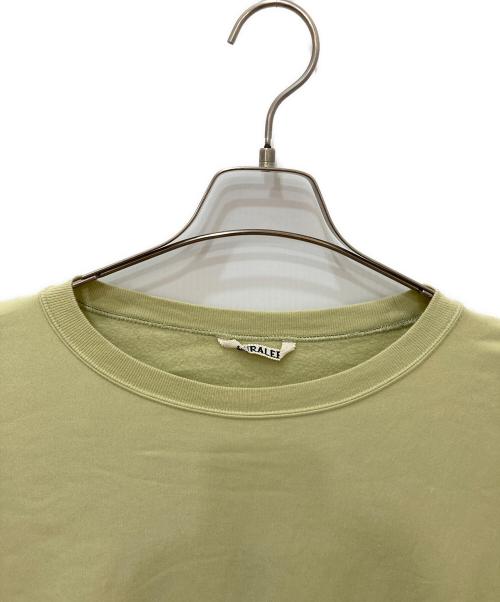AURALEE（オーラリー）AURALEE (オーラリー) ELASTIC HIGH GAUGE SWEAT P/O イエロー サイズ:4の古着・服飾アイテム