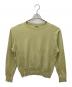 AURALEE（オーラリー）の古着「ELASTIC HIGH GAUGE SWEAT P/O」｜イエロー