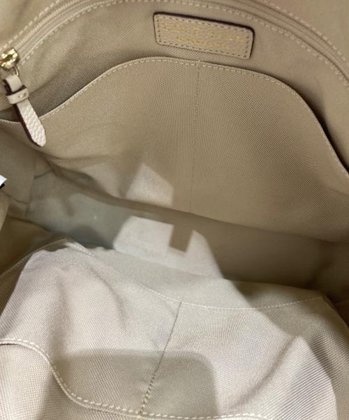 COLE HAAN（コールハーン）COLE HAAN (コールハーン) レザーコンバーチブル バックパック ベージュの古着・服飾アイテム