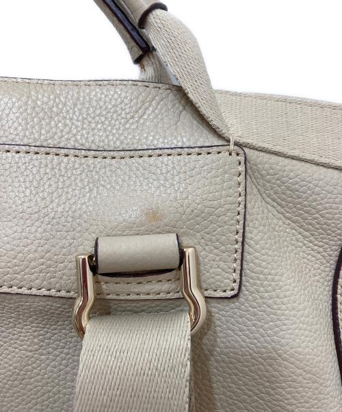 COLE HAAN（コールハーン）COLE HAAN (コールハーン) レザーコンバーチブル バックパック ベージュの古着・服飾アイテム