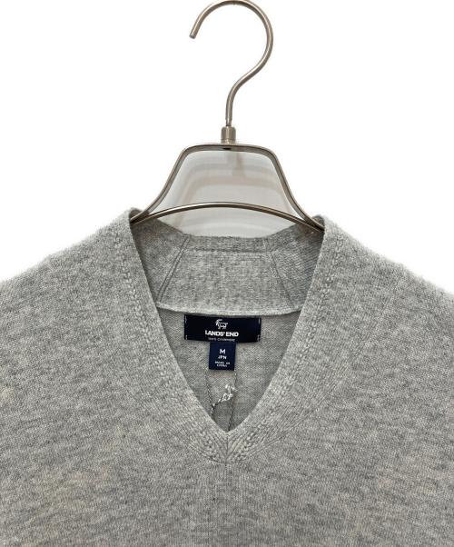 LAND'S END（ランズエンド）LAND'S END (ランズエンド) カシミヤニット グレー サイズ:Mの古着・服飾アイテム
