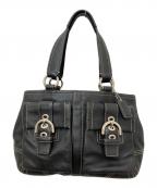 COACHコーチ）の古着「soho hand bag」｜ブラック