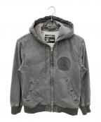 AVIREXアヴィレックス）の古着「DENIM SIGNATUR LOGO PARKA」｜グレー